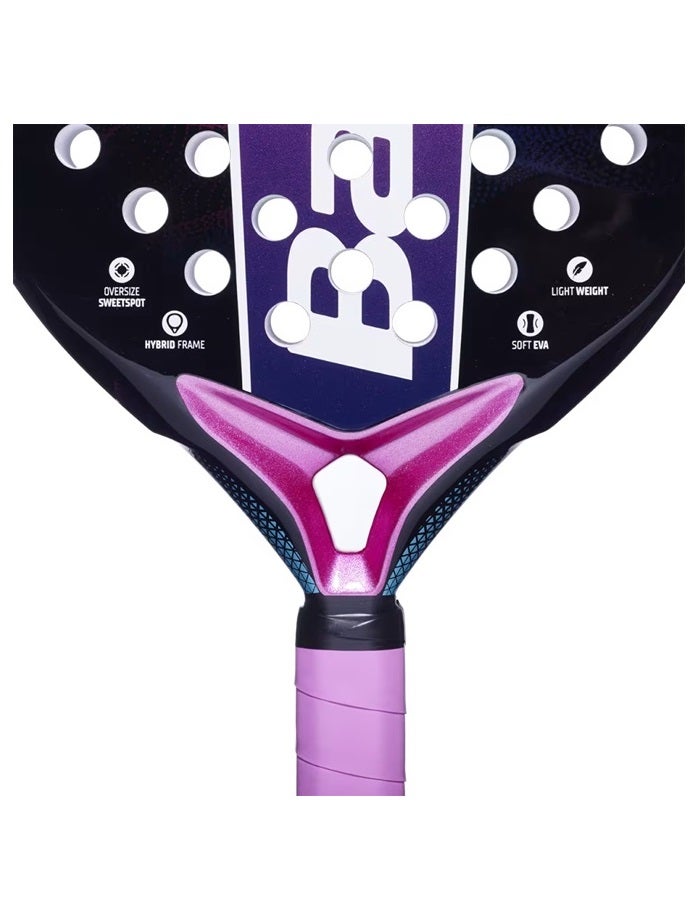 Babolat, Stima Vita Padel Racket Purple Lightweight and Balanced Grip Ideal for Beginners Oversized Round Shape Lightweight for Improved Handling - Image 4
