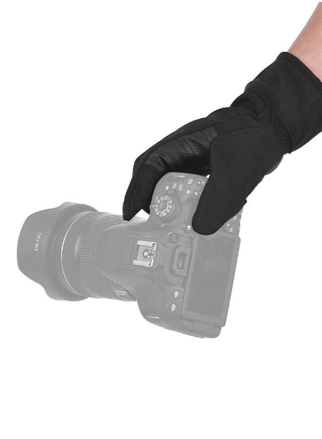 NIBEMINENT Anti-Skid Waterproof Photographic Glove Black  - Image 2