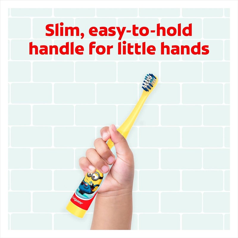 Colgate Kids Minions Extra Soft Battery Toothbrush, 3+ Years - Image 5