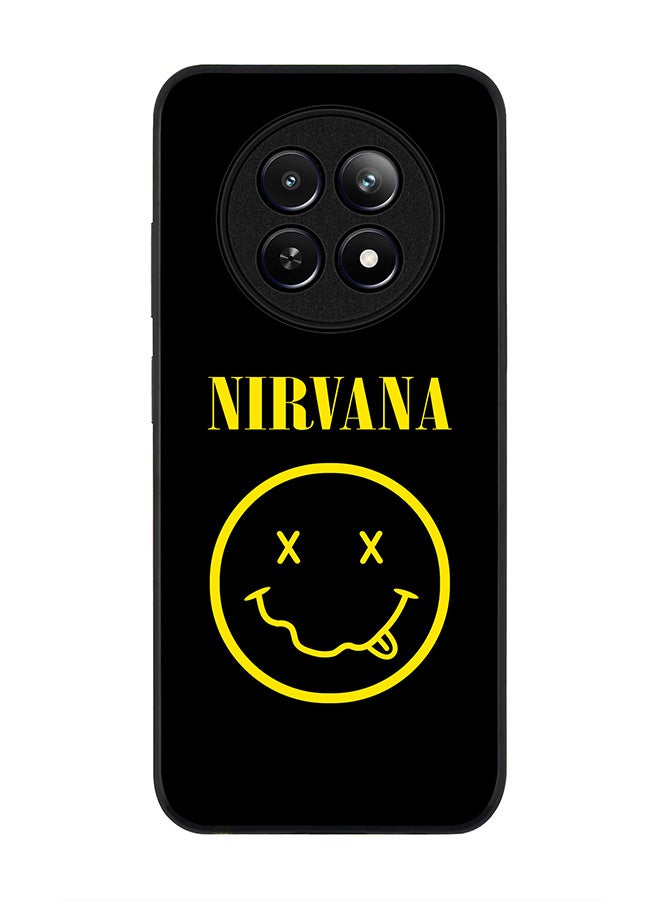 Stylizedd Rugged Black edge case for Realme 12 / Realme 12x, Slim fit Soft Case Flexible Rubber Edges Anti Drop TPU Gel Thin Cover -  Nirvana - Image 1