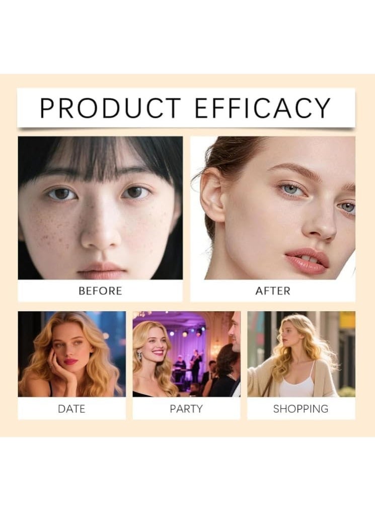 zephoco Soft Matte Cream Concealer, 8 Tone Palette with Brush, Applicator, Waterproof, Full Coverage for Blemishes and Covers Stains, Long-Lasting Moisturizer, Lightweight (Medium Color) - Image 5