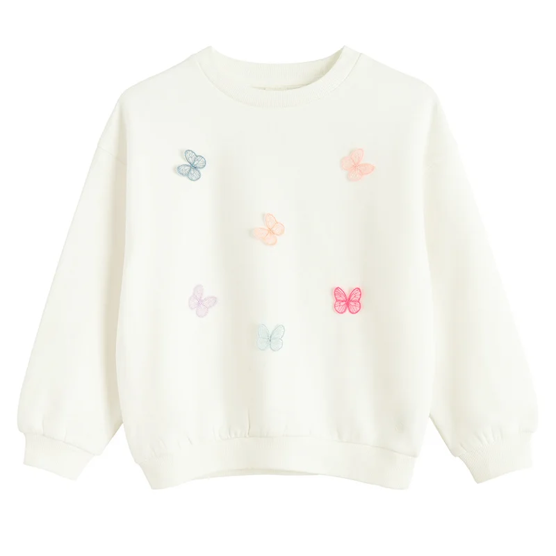 كول كلوب من سمييك CCG3210576 WHITE COTTON SWEATSHIRT