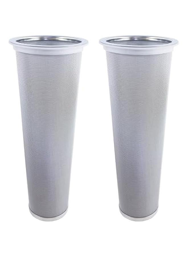 Arabest 2 Pack - Ultra Fine Cold Brew Coffee Filter For 64 OZ and Larger Wide Mouth Mason Jar, Food Grade 304 (18/8) Stainless Steel Filter, Multiple Usages, Cold Brew Tea Filter, Fruit Infused Water Filter - Image 1