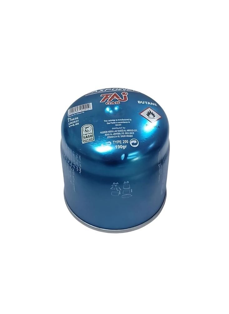 Taj Butane Gas Cylinder 190g – Camping & Outdoor Use - Image 2