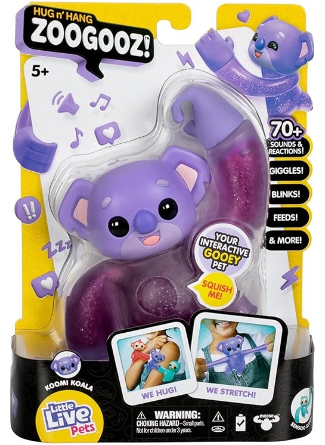 LITTLE LIVE PETS - Little Live Pets Zoogooz Koala Koomi – Interactive Gooey Pet with 70+ Sounds & Reactions for Kids - Image 1