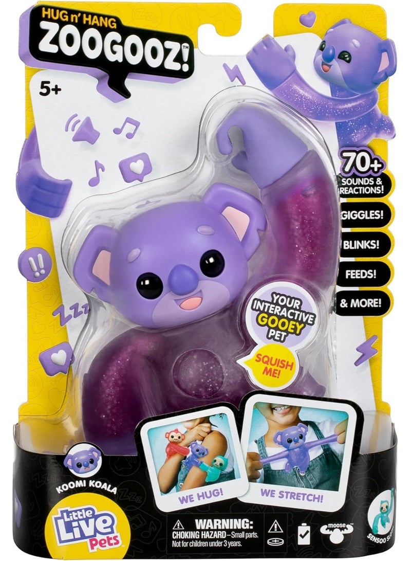 ليتل لايف بيتس حيوانات ليف لايف زوغوز كوالا كومي - حيوان أليف تفاعلي لزج مع أكثر من 70 صوتًا ورد فعل للأطفال - Image 1
