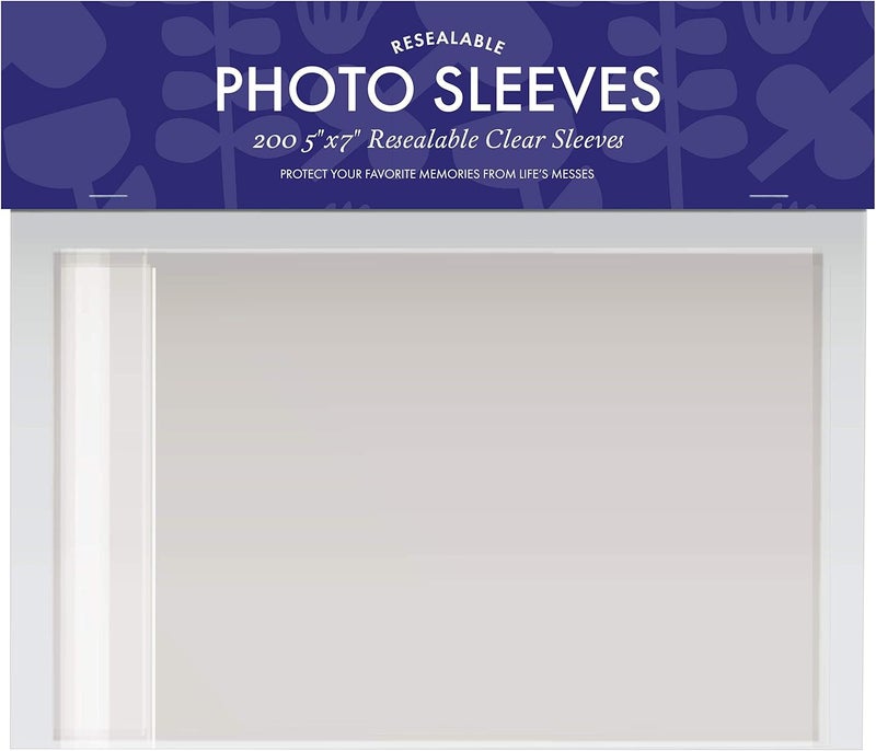 Jot  Mark Photo Sleeves Protector 200 Count (5x7) - Image 1