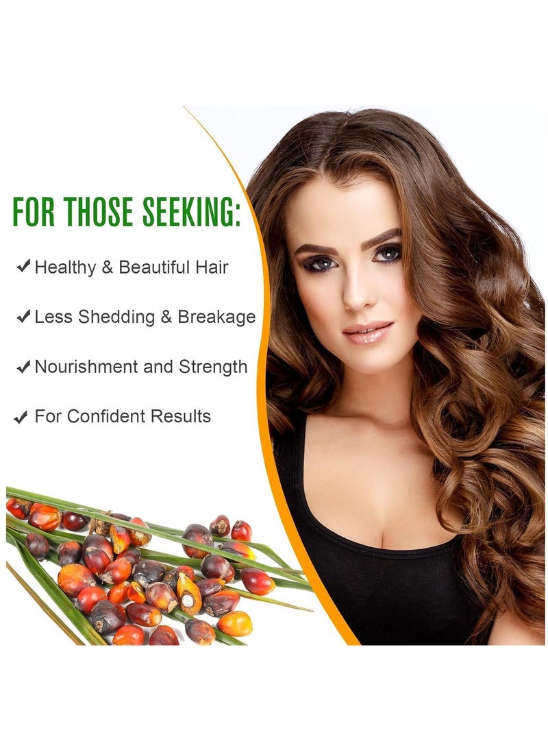 ALIVER 60ml Batana Oil with Roller for Hair Growth Hair Conditioner Oil for Thin Hair Repair Damaged Hair Nourishes Thin Hair Scalp Skin and Loss Hair Growth Fit for All Hair Types Raw Batana Oil - Image 4