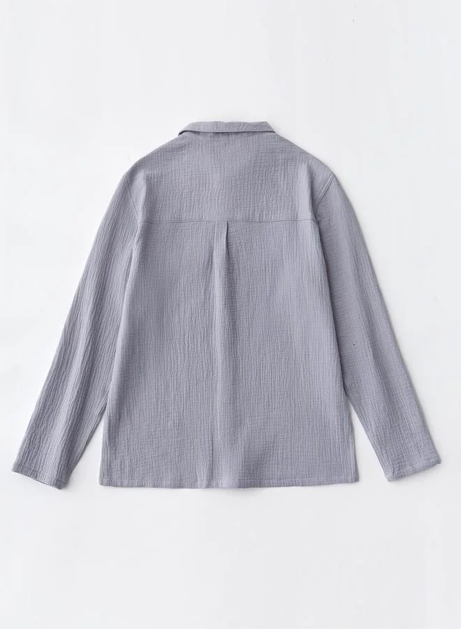 Take Two  Men Long Sleeve Shirt with Flap Pocket for Men | Best Price UAE