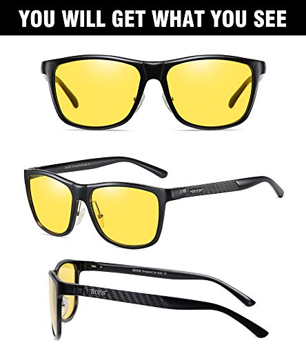 DUCO Night-vision Glasses Polarized Night Driving Men's Shooting Glasses - Image 2