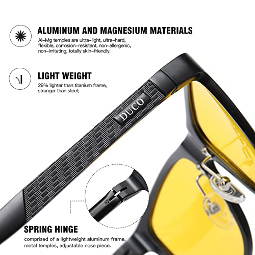 DUCO Night-vision Glasses Polarized Night Driving Men's Shooting Glasses - Image 5