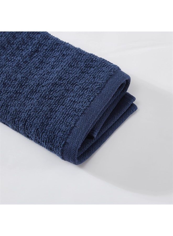 TOMMY Bahama Washcloth Set, Highly Absorbent Cotton Bathroom Decor, Low Linting & Fade Resistant (Northern Pacific Dark Blue, 12 Piece) - Image 3