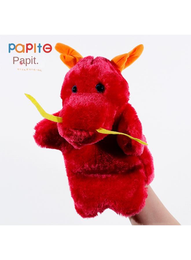 Bluejw New Hand Doll Toy Dinosaur Plush Doll Large Animal Gloves Doll Children's Story Finger Doll  - Image 2