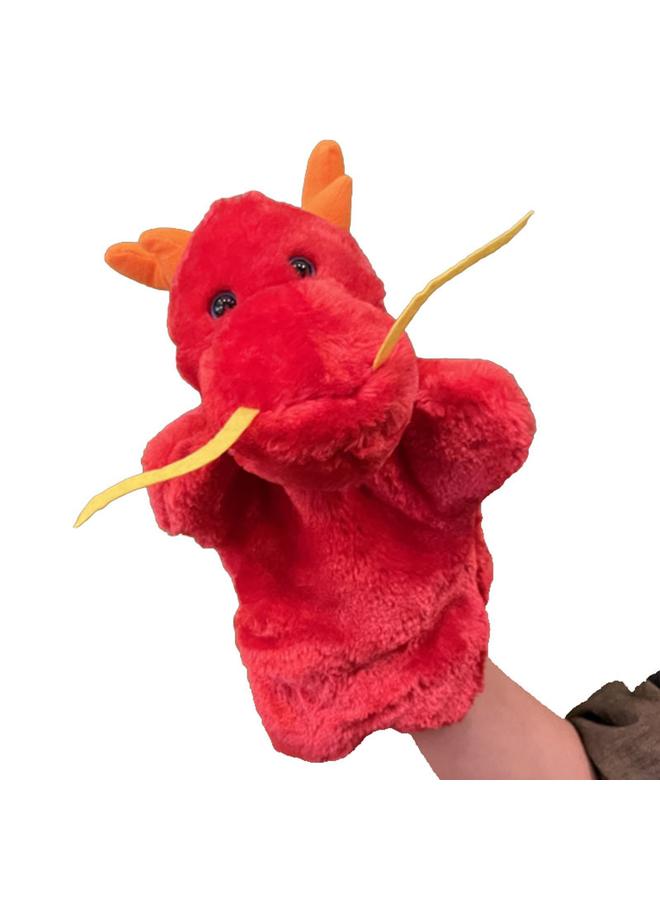 Bluejw New Hand Doll Toy Dinosaur Plush Doll Large Animal Gloves Doll Children's Story Finger Doll  - Image 1
