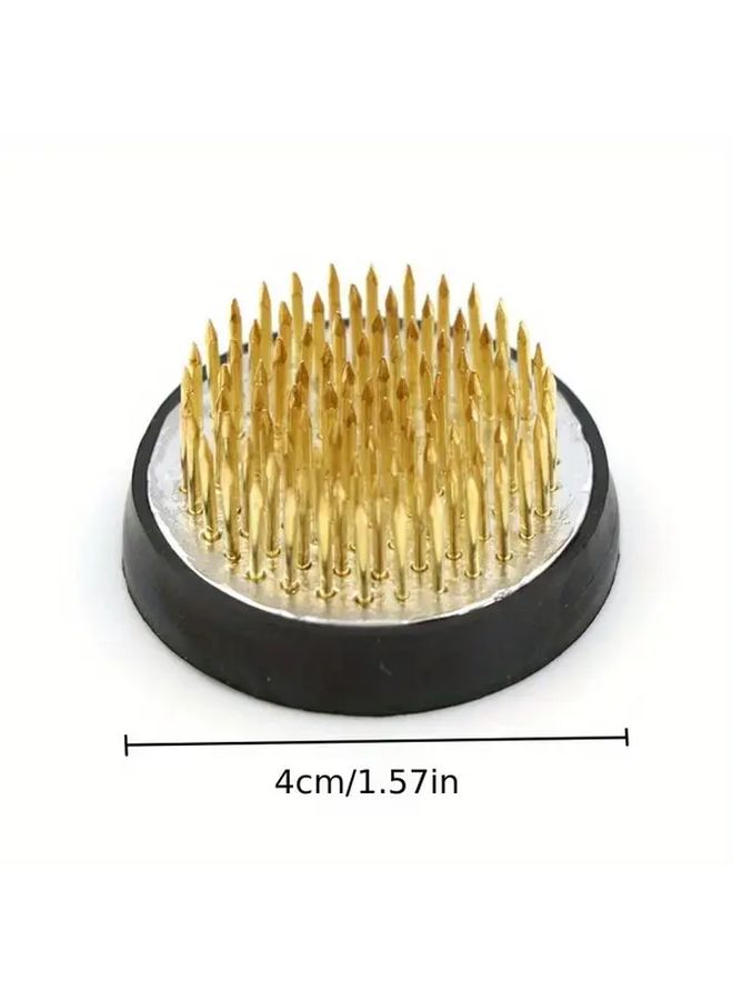 D32 Copper Needle Flower Arranger Sword Mountain Stainless Steel Garden Tool 1pc - Image 3