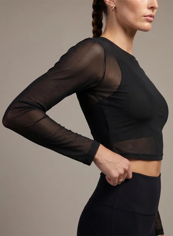 ZAECY Women's Active Mesh Top