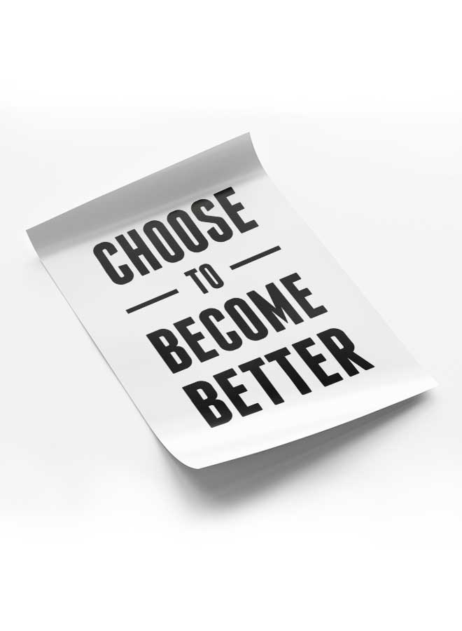 لوحة بوستر ديكور لوحة بدون فريم مع أربع قطع منفصلة من اللاصق ذو الوجهين تصميم تصبح أفضل غرفة النوم غرفة المعيشة وديكور المكتب - Image 1