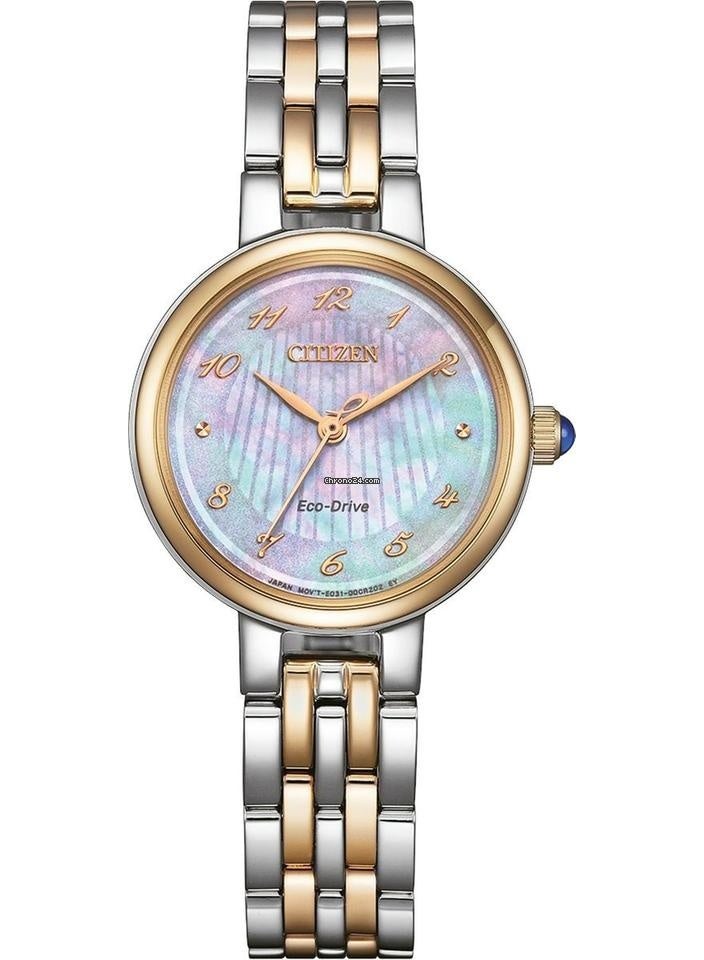Citizen Women's Eco-Drive Watch with Mother-of-Pearl Dial Elegance EM0996-84Y - Image 1