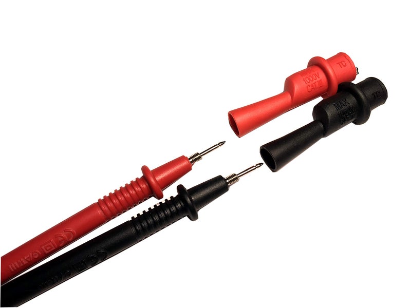 ES Electronic Specialties 629 Test Lead with Screw-Off Alligator Clip, red black - Image 2