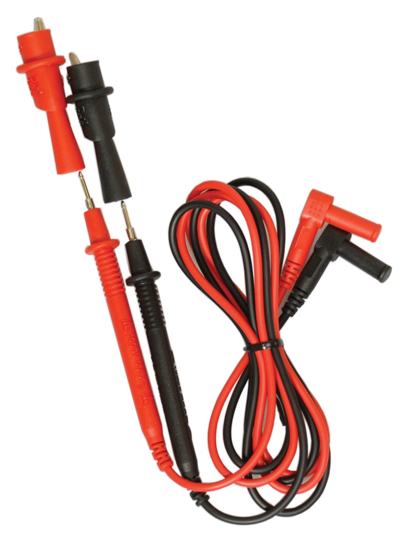 ES Electronic Specialties 629 Test Lead with Screw-Off Alligator Clip, red black - Image 1