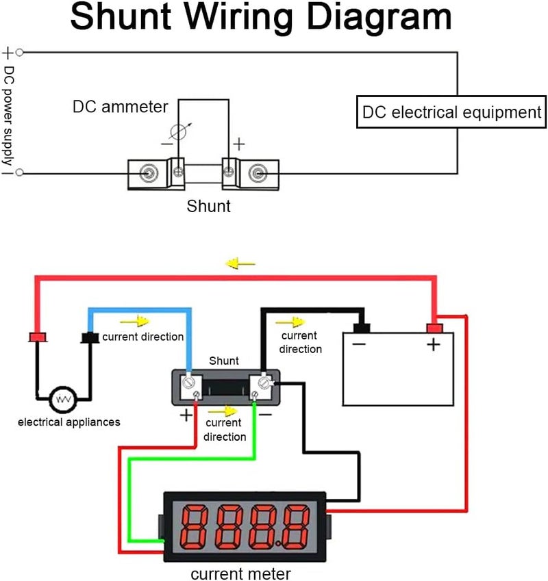 Fielect 300A 75mV DC Current Meter Shunt Resistor Resistance for DC Ammeter Shunt FL-2 - Image 5