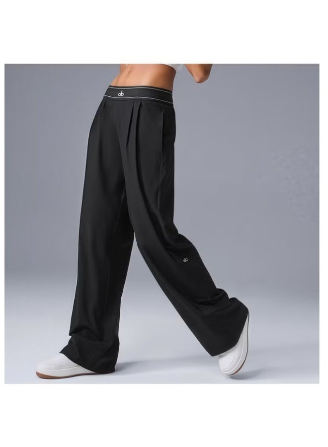 ألو اليوغا السراويل عالية الخصر واسعة الساق - Image 3