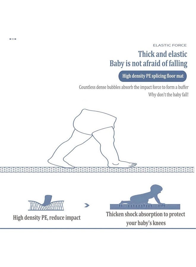 سيجناترون سجادة تمارين الألغاز للأطفال من سيجناترون، 8 بلاطات - 32 قدمًا مربعًا، مع بلاطات متشابكة من إسفنج إيثيلين فينيل أسيتات، وأرضيات واقية للمكتب والمنزل والمدرسة وصالة الألعاب الرياضية (أخضر - أبيض) - Image 3