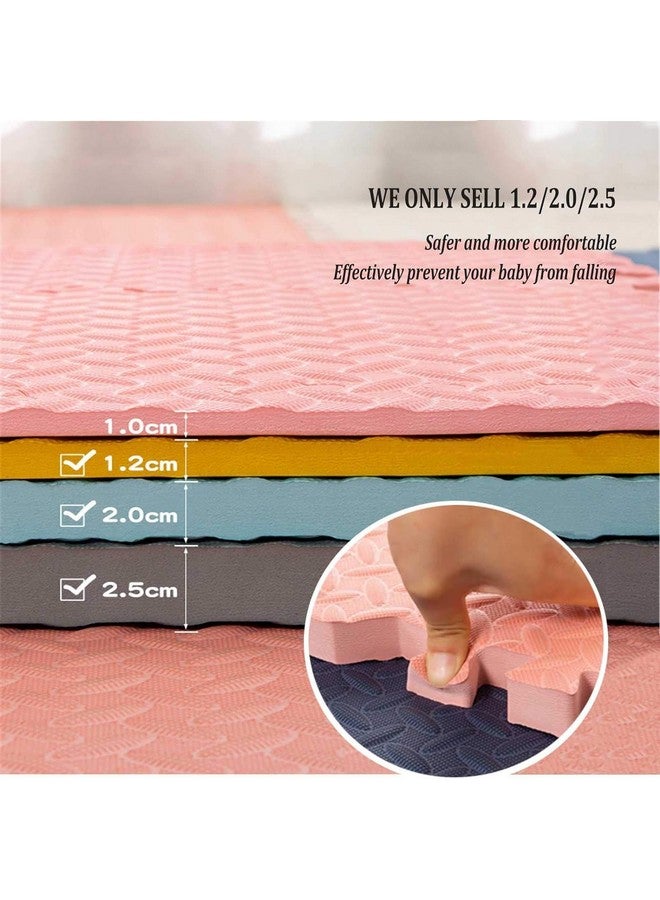 سيجناترون سجادة تمارين الألغاز للأطفال من سيجناترون، 8 بلاطات - 32 قدمًا مربعًا، مع بلاطات متشابكة من إسفنج إيثيلين فينيل أسيتات، وأرضيات واقية للمكتب والمنزل والمدرسة وصالة الألعاب الرياضية (أخضر - أبيض) - Image 4