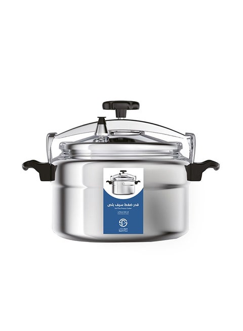 Saif Plus Aluminium Pressure Cooker Silver 2/3/4/5/6/7/8/9/10/11/12/15/18/20/25/30/36/40/45/50/75/85/105/125/150