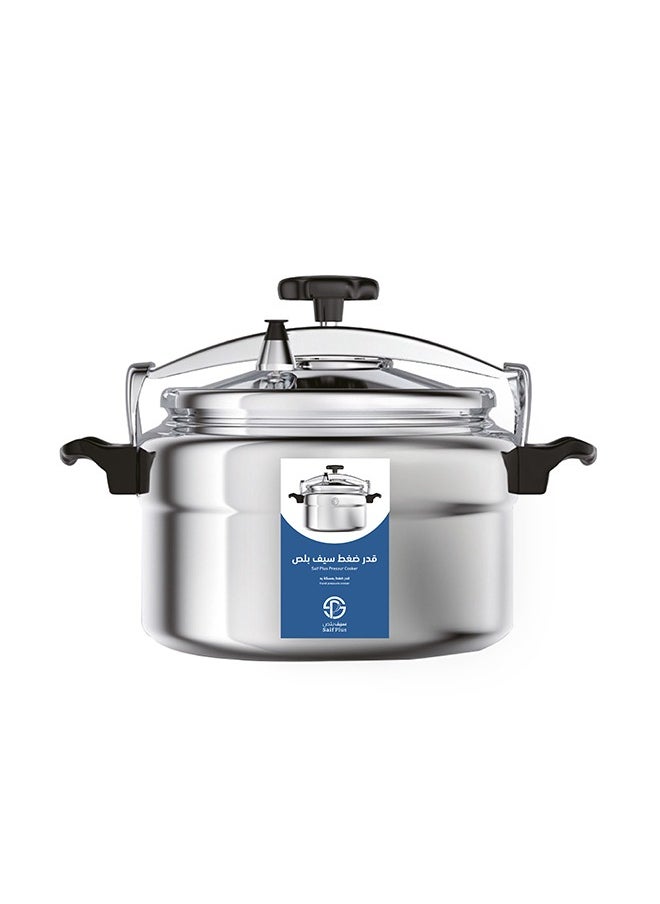 Saif Plus Saif Plus Aluminium Pressure Cooker Silver 2/3/4/5/6/7/8/9/10/11/12/15/18/20/25/30/36/40/45/50/75/85/105/125/150  - Image 1