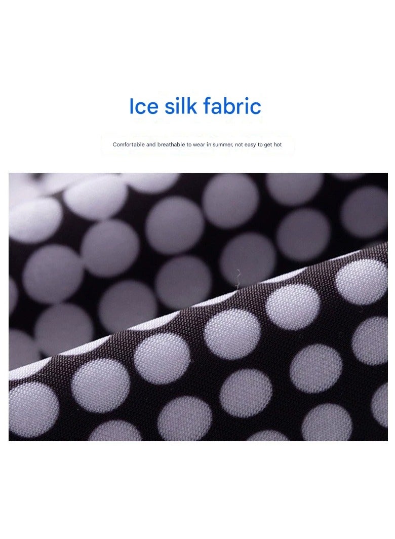 Goolsky Gradient Cooling Arm Sleeves – Unisex Ice Silk UV Protection Sleeves with "SPORTS" Print for Summer Outdoor Use  - Image 4