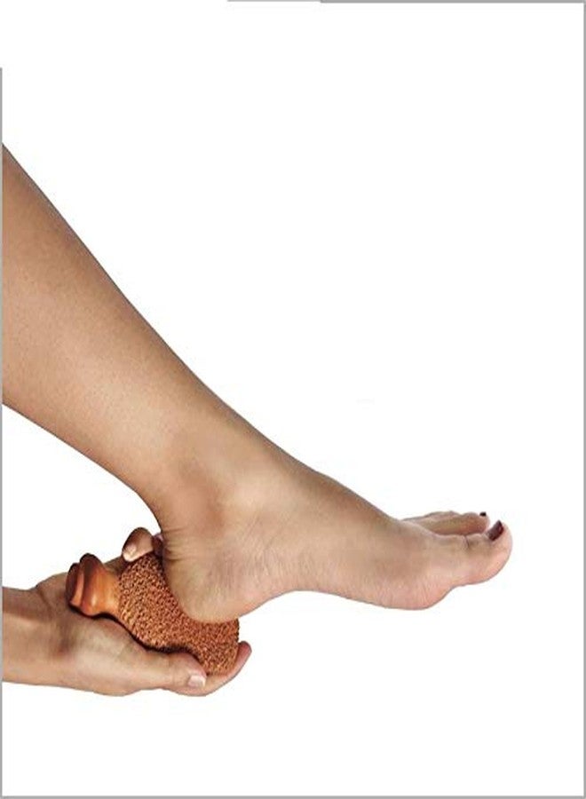 SEPARATE WAY Terracotta 100% Natural Pumice Foot Tool Stone Foot Scrubber Dead Skin Cellus Remover Unisex - Image 4