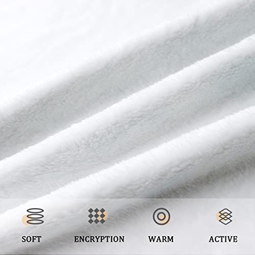 Tupmnbry Wildflowers Floral Throw Blanket Botanical Floral Printed Blanket Super Soft Flannel Throw Blankets Lightweight Fluffy Plush Fuzzy Bed Blankets for Bedding Sofa 50"X60" - Image 4