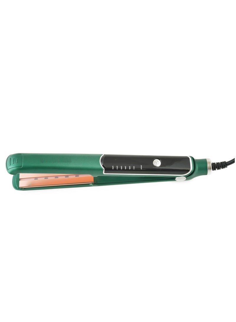 REFURA Hair Straightener for Women with Ceramic Coated Plates, Quick Heatup & Travel Friendly Green RE-8252 - Image 3