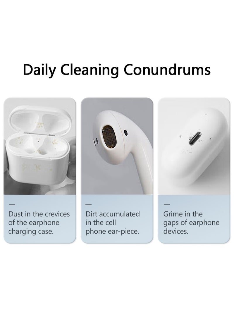 Vyvylabs Carving TWS Earphones Cleaning Brush White - Image 3