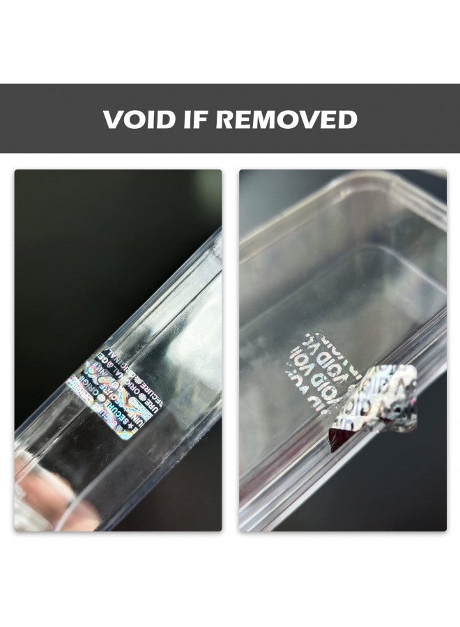ILMBVM 380 قطعة ملصقات هولوجرام مقاومة للتلاعب ملصقات أمان أصلية ضمان حقيقي ختم تالف ملصق مقاوم للتلاعب برقم تسلسلي فريد (1.2x0.4 بوصة) - Image 1