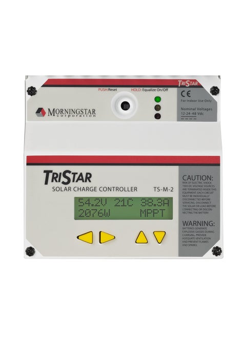 Morningstar Tristar Digital Meter2 TSM2  for Tristar PWM and Tristar MPPT Solar Charge Controllers  Displays System Info Logged Data Bar Graphs Alarms  Faults Troubleshooting  5 Languages
