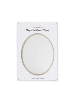 U Brands Magnetic Gold Locker Mirror, 5.5” X 7”  - Image 1