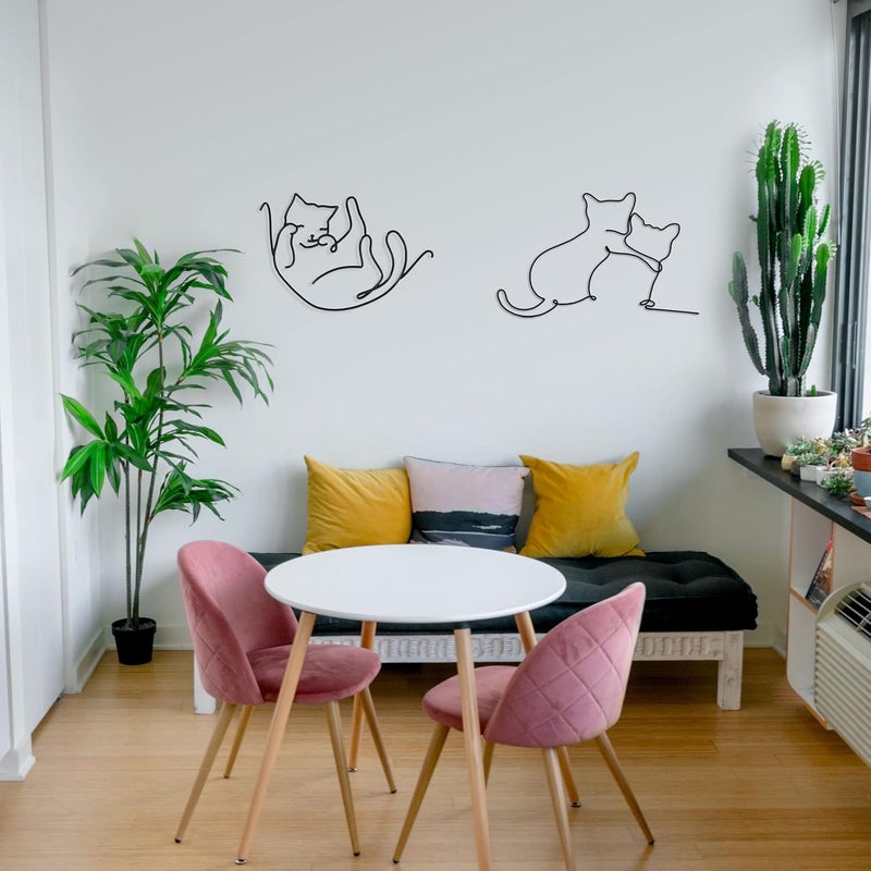 Matani Dog Wall Decor | Dog Wall Art | Metal Wall Art | Metal Wall Decor | Minimalist Room & Living Room Wall Décor - Image 2