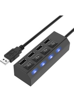 Bisıfır Bizero 4 USB Port Multiplexer Switch with Illuminated Multiplier Switch 