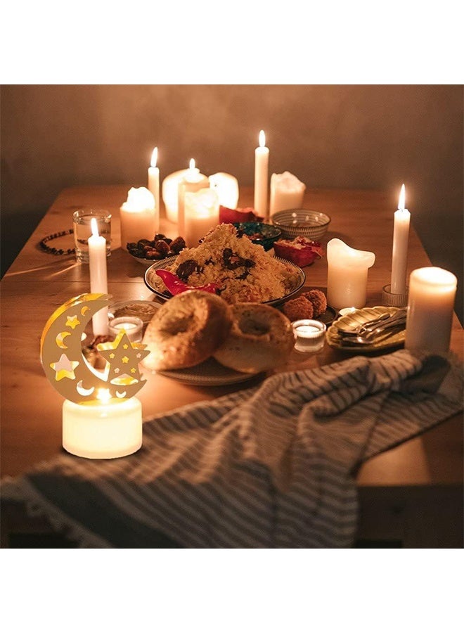 عيد مبارك أدى أضواء الشموع مسلم رمضان الديكور للمنزل الإسلامي مسلم حزب المعونة مبارك ديكور حزب اللوازم - Image 2