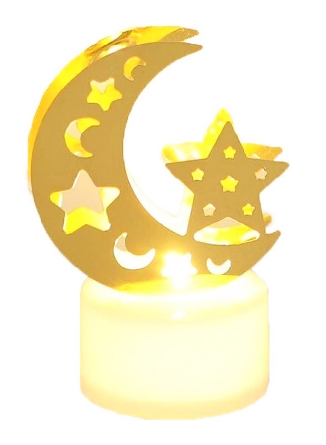 عيد مبارك أدى أضواء الشموع مسلم رمضان الديكور للمنزل الإسلامي مسلم حزب المعونة مبارك ديكور حزب اللوازم - Image 1