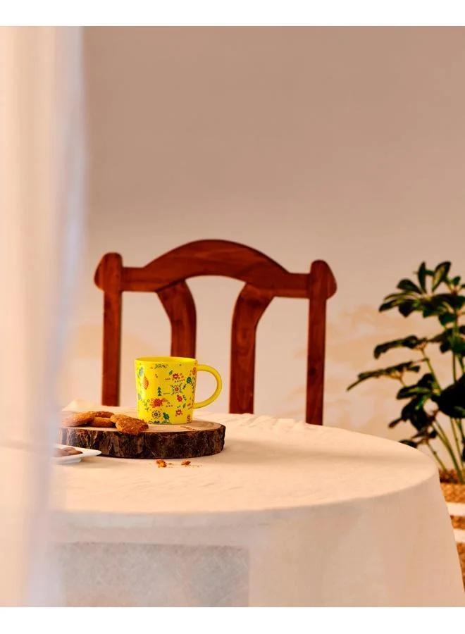 But First Tea Mug - Yellow