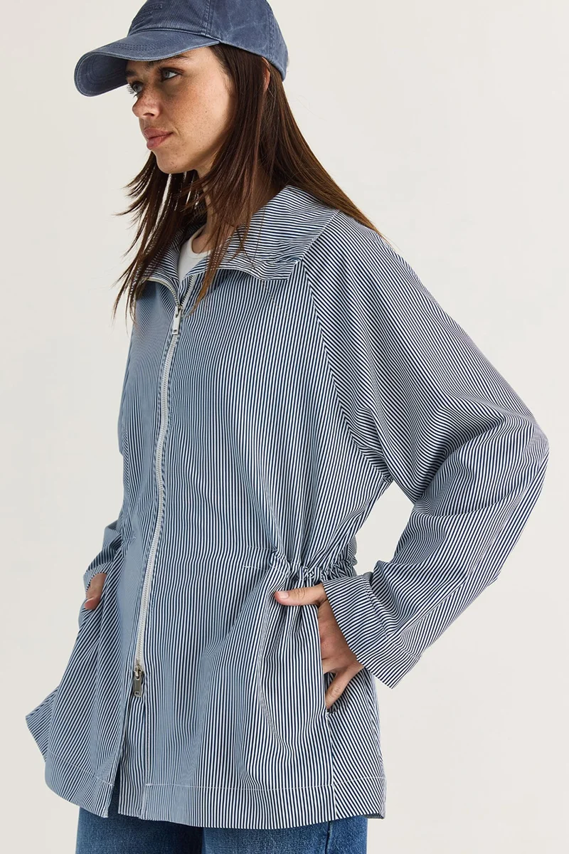 Bianco Lucci Maya Blue LUCCI Women's Rain Jacket for Women | Best Price UAE
