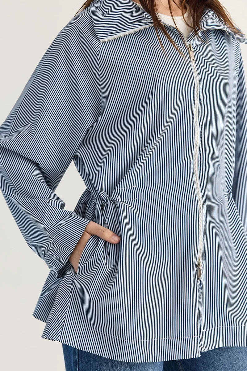 Bianco Lucci Maya Blue LUCCI Women's Rain Jacket for Women | Best Price UAE