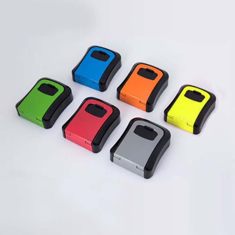 Key Storage Lock Box Wall Mount Aluminum Alloy 4-Digit Combination Waterproof Lockbox Key Safe Box Portable Storage for House Key ID Card U Disk - Image 4