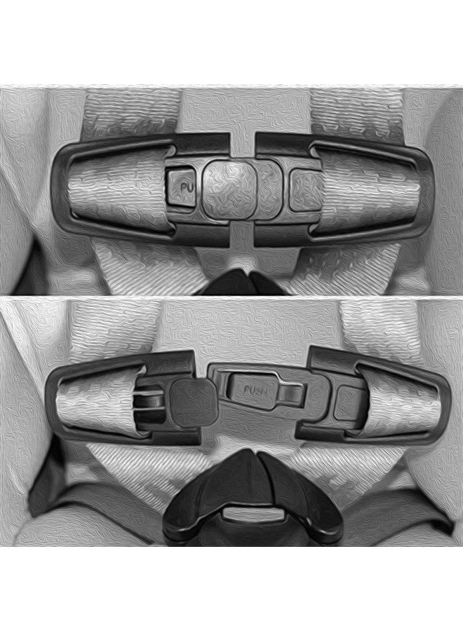 Dogxiong Universal Child Seat Chest Harness Clip and Baby Seat Safety Belt Clip Buckle Universal Replacement for Kids Trend Adjustable Guard(Black) - Image 4