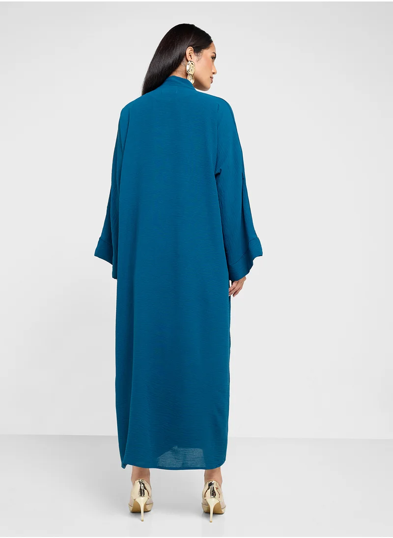 hayas closet 3-Piece Set – Abaya, Top and Pants