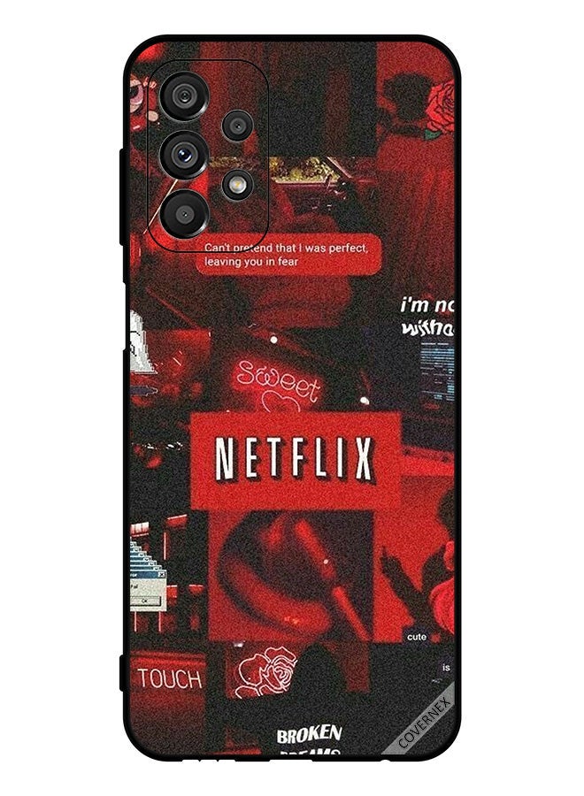 Covernex Protective Case Cover For Samsung Galaxy A23 5G Netflix Tags - Image 1