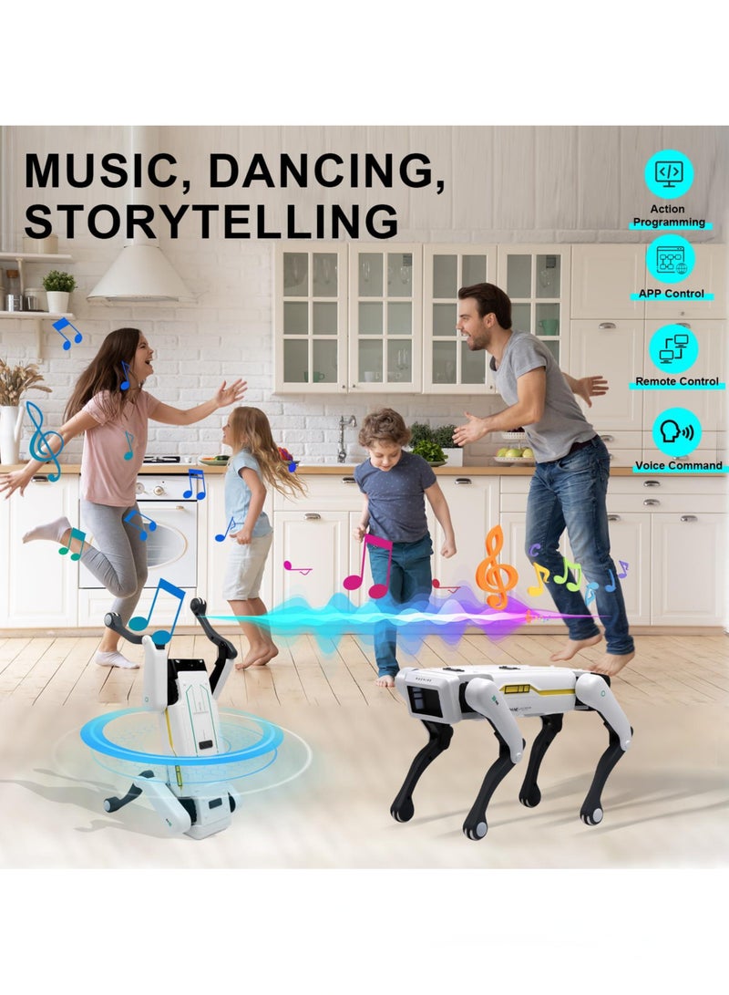 Beauenty Smart Robotic Dog with Voice Command: Program via App, Dancing, Walking  Interactive Modes for Kids  - Image 4